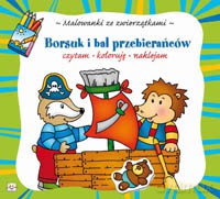 Malowanki ze zwierzątkami- Borsuk i bal przebierańców [KSIĄŻKA]