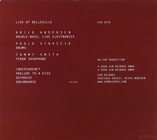 Arild Andersen: Live At Belleville [CD]
