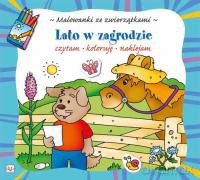Malowanki ze zwierzątkami- Lato w zagrodzie [KSIĄŻKA]