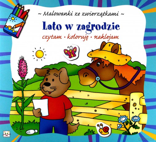 Malowanki ze zwierzątkami- Lato w zagrodzie [KSIĄŻKA]