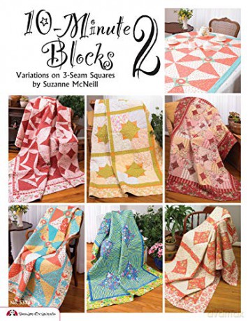 10-Minute Blocks 2: Variations on 3-Seam Squares - Suzanne McNeill [KSIĄŻKA]