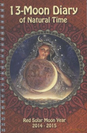 13 MOON DIARY OF NATURAL TIME: Red Solar Moon Year -- 2014-2015 - Frontier Publ [KSIĄŻKA]