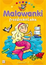 Malowanki przedszkolaka - zeszyt 1 [KSIĄŻKA]