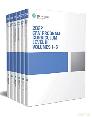2022 CFA Program Curriculum Level III Box Set: 1-6 - CFA Institute [KSIĄŻKA]