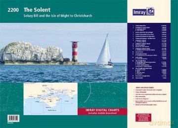 2200 The Solent Chart Pack: Selsey Bill and the Isle of Wight to Christchurch (20000 Series) [KSIĄŻKA]