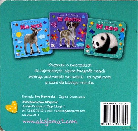 Małe zwierzątka. W zoo. [KSIĄŻKA]