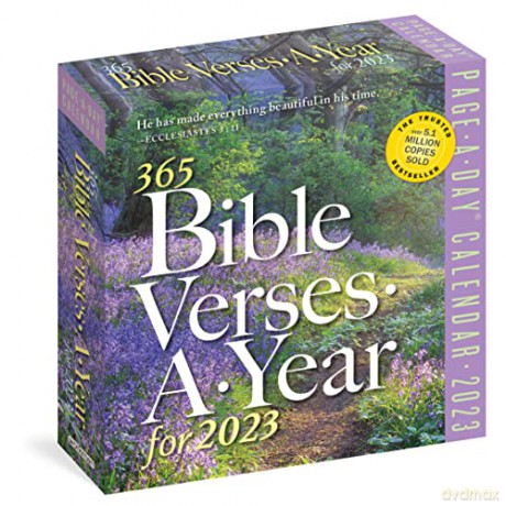 365 Bible Verses-A-Year Page-a-Day 2023 [KALENDARZ]