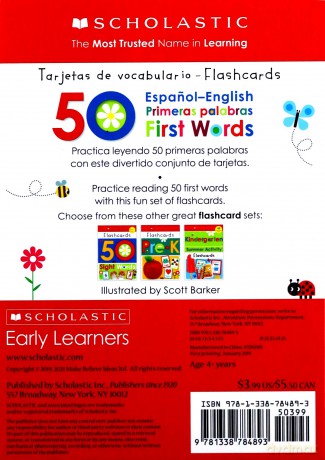 50 Spanish-english First Words (Scholastic Early Learners) [KSIĄŻKA]