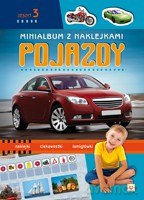 Minialbum z naklejkami. Pojazdy cz.3 [KSIĄŻKA]