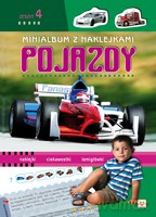 Minialbum z naklejkami. Pojazdy cz.4 [KSIĄŻKA]
