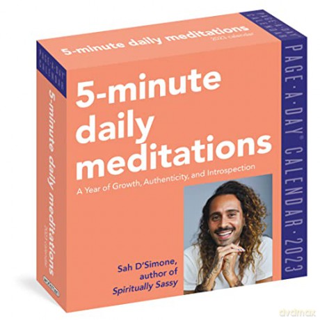 5-Minute Daily Meditations Page-A-Day Calendar 2023 [KALENDARZ]