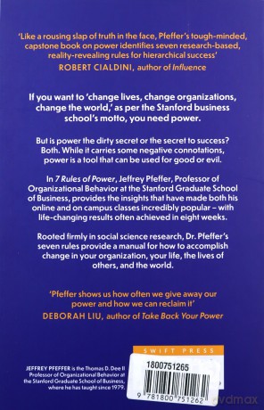 7 Rules of Power: Surprising - But True - Advice on How to Get Things Done and Advance Your Career - Jeffrey Pfeffer [KSIĄŻKA]