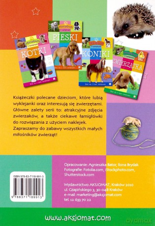 Minialbum z naklejkami. Zwierzątka [KSIĄŻKA]