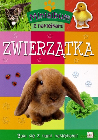 Minialbum z naklejkami. Zwierzątka [KSIĄŻKA]
