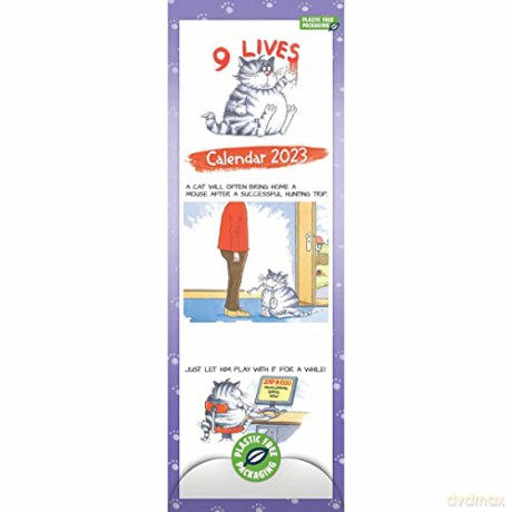 9 Lives Slim Calendar 2023 [KALENDARZ]