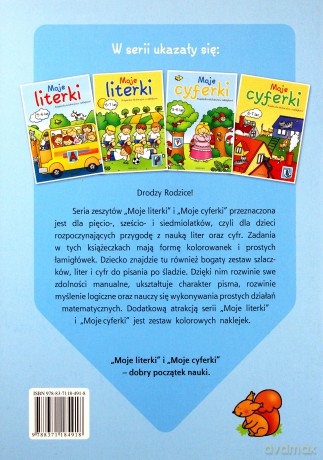 Moje literki 5-6 lat [KSIĄŻKA]