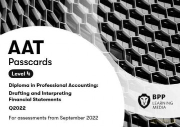 AAT Drafting and Interpreting Financial Statements: Passcards - BPP Learning Media [KSIĄŻKA]