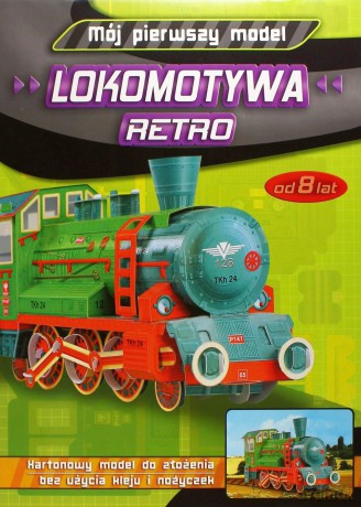 Mój pierwszy model - Lokomotywa retro [KSIĄŻKA]
