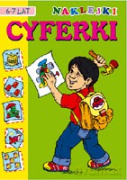 Naklejki - cyferki 6-7 lat [KSIĄŻKA]