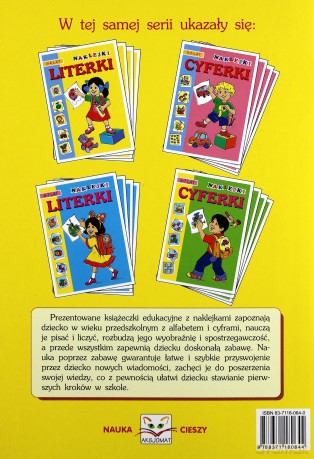 Naklejki - cyferki 6-7 lat [KSIĄŻKA]