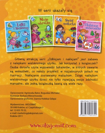Odklejam i naklejam. Świat malucha [KSIĄŻKA]