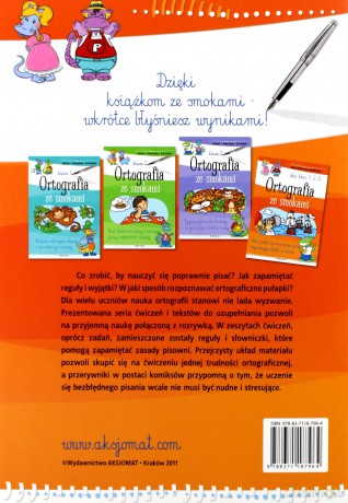 Ortografia ze smokami. Zbiór tekstów dla klas 1, 2, 3 [KSIĄŻKA]