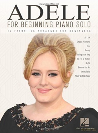 Adele For Beginning Piano Solo: 10 Favorites - Adele [KSIĄŻKA]