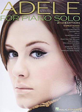 Adele for Piano Solo: Collection of 10 Favorites - Adele [KSIĄŻKA]