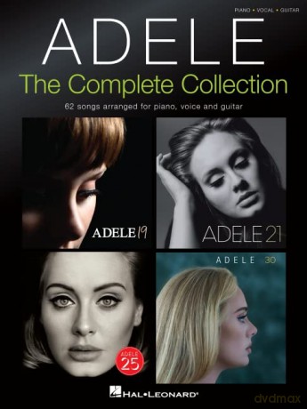 Adele: The Complete Collection. Piano, Vocal and Guitar - Adele [KSIĄŻKA]
