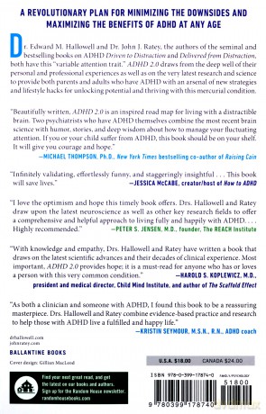 ADHD 2.0: New Science and Essential Strategies for Thriving with Distraction--from Childhood through Adulthood - Edward M. Hallowell M.D. [KSIĄŻKA]