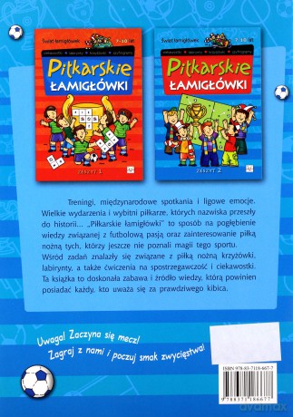 Piłkarskie łamigłówki - Zeszyt 2 (Świat Łamigłowek) [KSIĄŻKA]