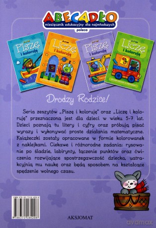 Piszę i koloruję 6-7 lat [KSIĄŻKA]