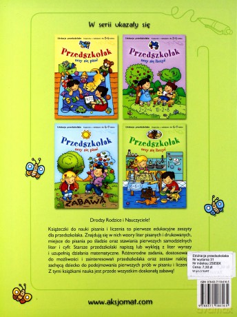 Przedszkolak uczy się liczyć 6-7 lat [KSIĄŻKA]