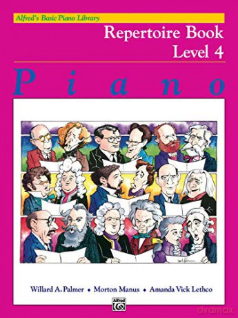 Alfred's Basic Piano Library Repertoire, Bk 4 - Willard A. Palmer [KSIĄŻKA]