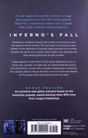 Alien - Inferno's Fall: An Original Novel Based on the Films from 20th Century Studios - Clara Carija [KSIĄŻKA]