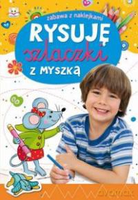 Rysuję szlaczki z myszką. Zabawa z naklejkami. [KSIĄŻKA]