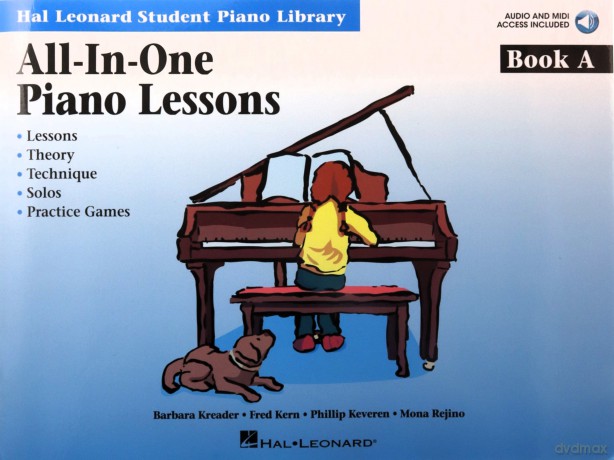 All-In-One Piano Lessons, Book A (Hal Leonard Student Piano Library (Songbooks)) (Includes Online Access Code) [KSIĄŻKA]