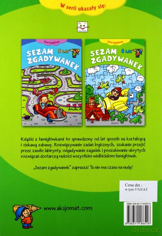 Sezam zgadywanek 6 lat - świat łamigłówek [KSIĄŻKA]