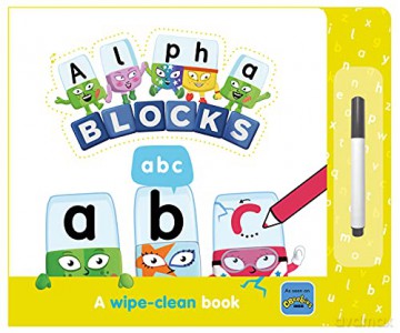 Alphablocks ABC: A Wipe-Clean Book and Pen - Learn to Write the Alphabet for Preschool Ages 3-6 [KSIĄŻKA]