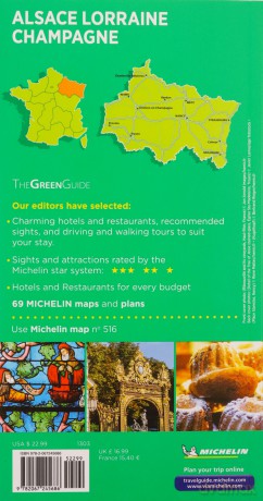 Alsace Lorraine Champagne - Michelin Green Guide: The Green Guide (Michelin Tourist Guides) - Michelin [KSIĄŻKA]