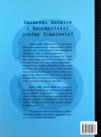 Sprawdziany szóstoklasisty cz.1 [KSIĄŻKA]