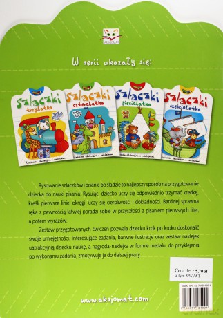 Szlaczki pięciolatka [KSIĄŻKA]