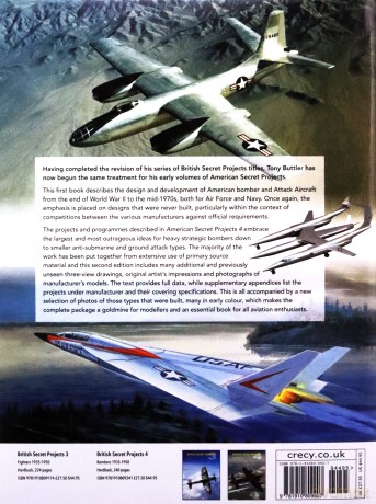 American Secret Projects 4: Bombers, Attack and Anti-Submarine Aircraft 1945-1974 - Tony Buttler [KSIĄŻKA]