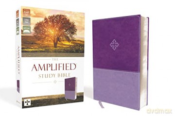 Amplified Study Bible, Imitation Leather, Purple - Zondervan [KSIĄŻKA]