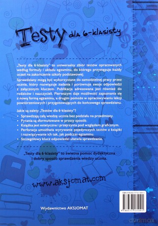 Testy dla 6-klasisty [KSIĄŻKA]