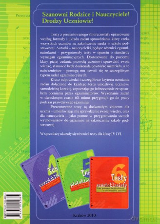 Testy piątoklasisty [KSIĄŻKA]