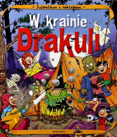 Album z naklejkami- W krainie Drakuli [KSIĄŻKA]