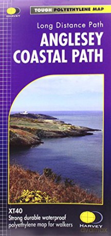 Anglesey Coast Path XT40 (Trail Map) - Harvey Map Services Ltd [KSIĄŻKA]