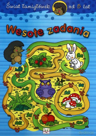 Wesołe zadania 5 lat - Świat łamigłówek [KSIĄŻKA]
