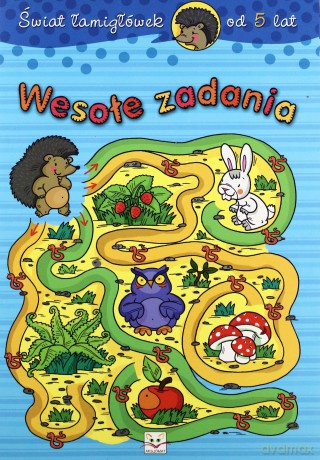 Wesołe zadania 5 lat - Świat łamigłówek [KSIĄŻKA]